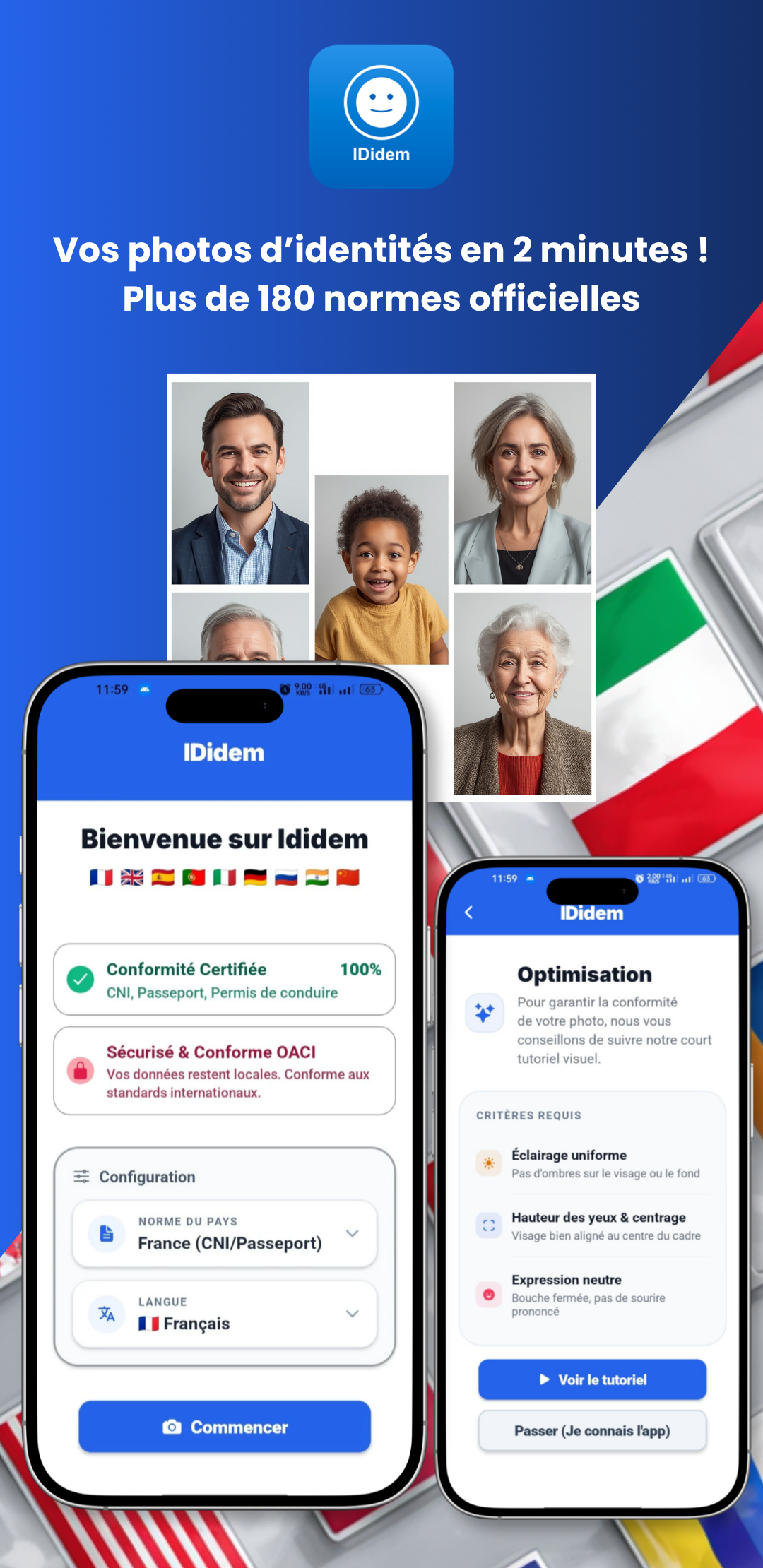 Interface IDidem pour formats internationaux